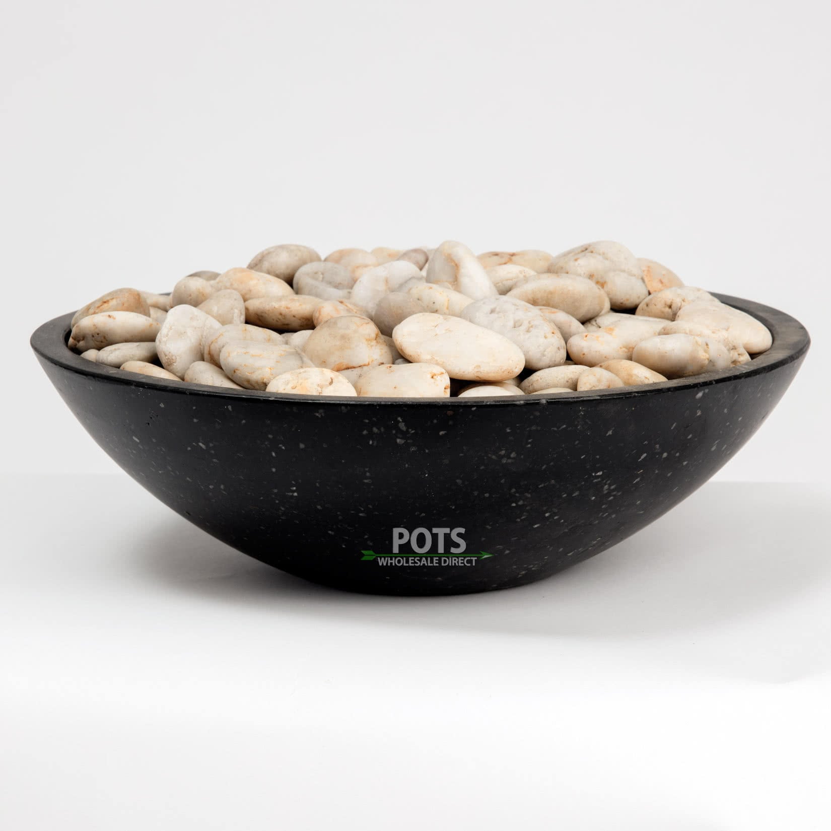 PebblesOffWhiteRiverStonesSmallWM